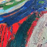 Midcentury abstract composition by Dutch artist Rien Goené (1929 – 2013)