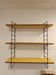 Modular vintage wall shelf, String style, 1960s-70s