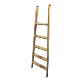 Vintage pine towel rack shelf ladder