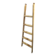 Vintage pine towel rack shelf ladder