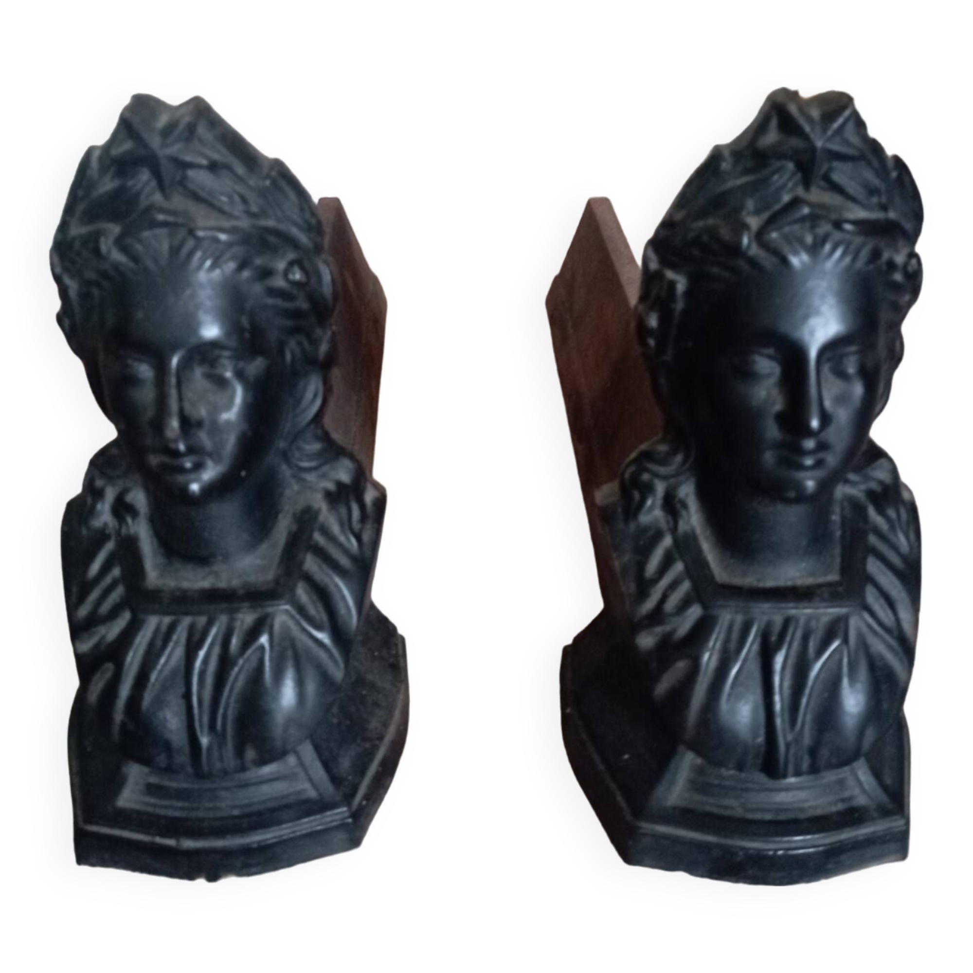 Pair of old andirons