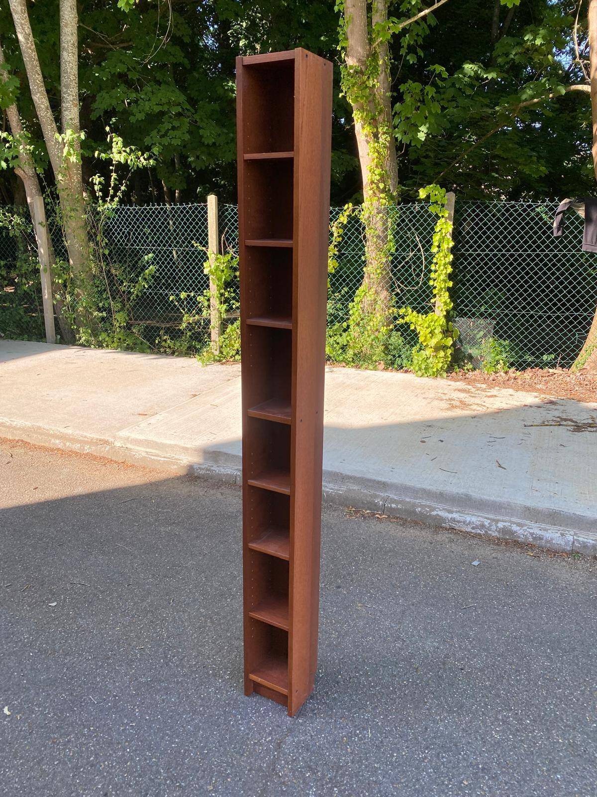 Scandinavian Ikea wooden CD DVD library