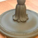 Restored vintage floor lamp – handmade Thevenon lampshade