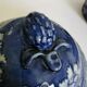 Ancient white blue Chinese ceramic pot