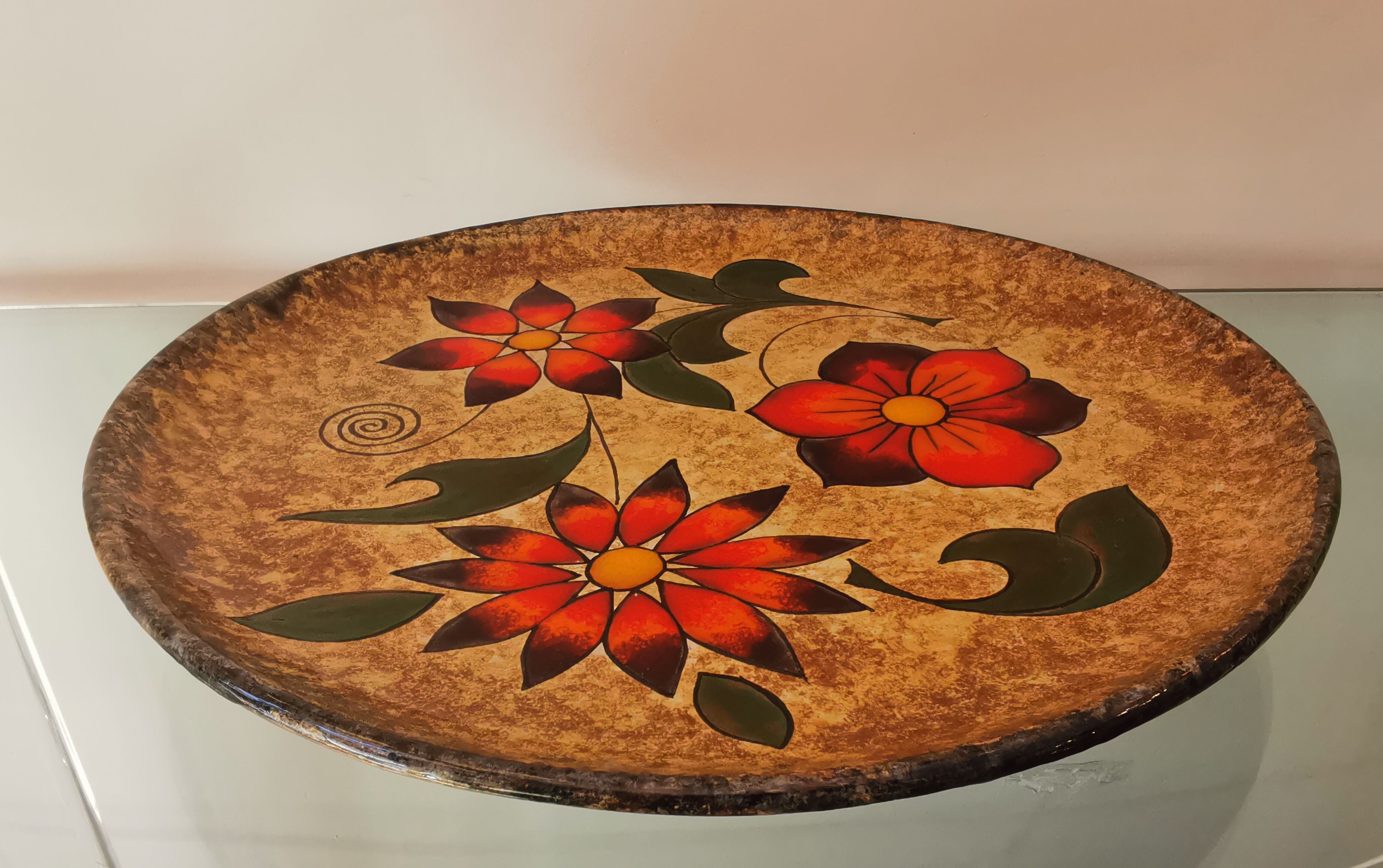 vintage ceramic dish from Port de bouc, France