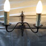 Dutch style applique pair 2 lights