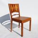 Ensemble de six chaises de différents types de bois