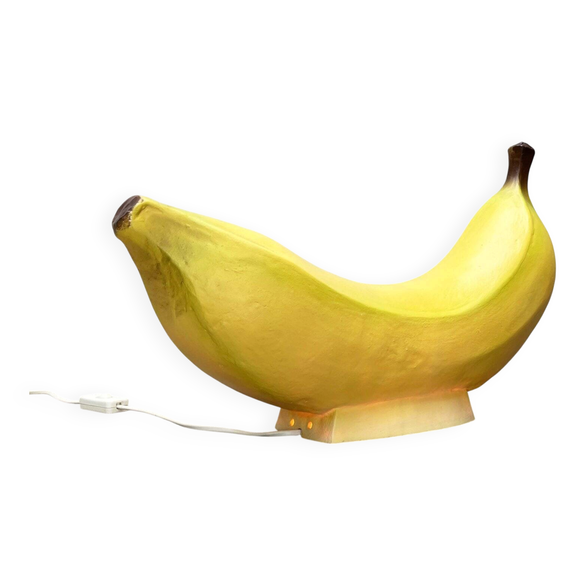 Postmodern banana floor lamp by Heico, 1980s.
