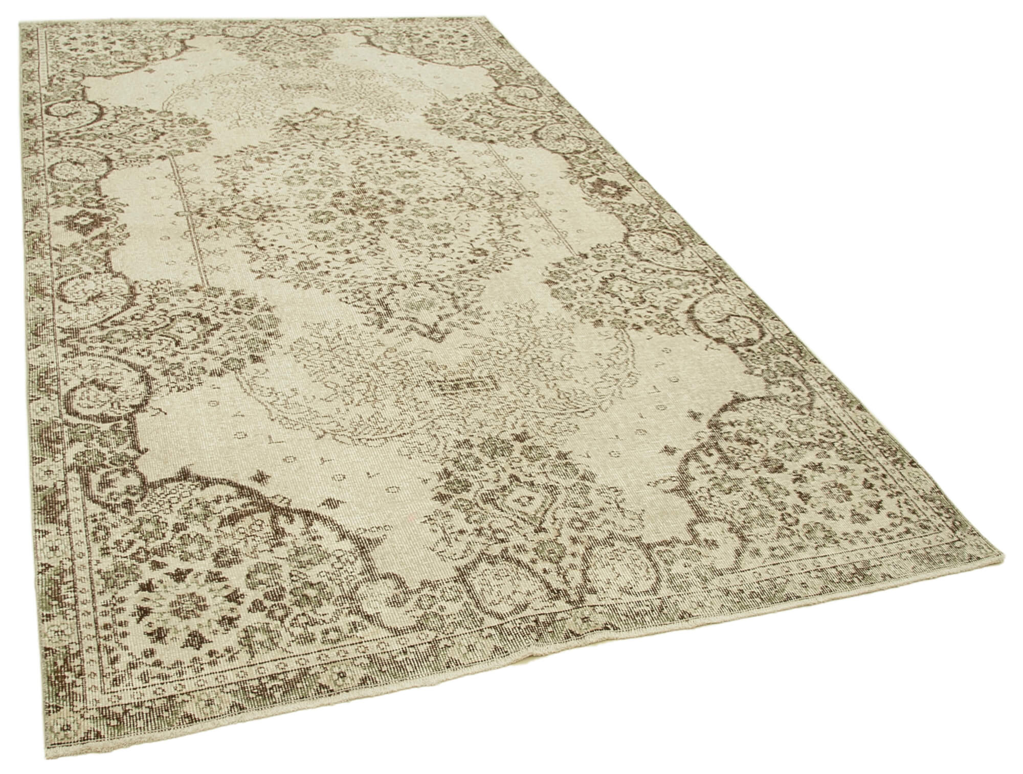 Handmade One-of-a-Kind Oriental Beige Carpet 164 cm x 289 cm