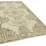 Tapis beige oriental fait à la main 164 cm x 289 cm