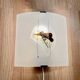 LARGE GLASS WALL LIGHT SCANDINAVIAN DESIGN.