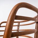 Set of 2 Thonet Armchairs, Model B246, 1930s, Restored & Reupholstered