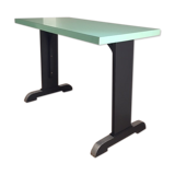 Bistro table in green formica
