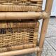 Vintage rattan chiffonier