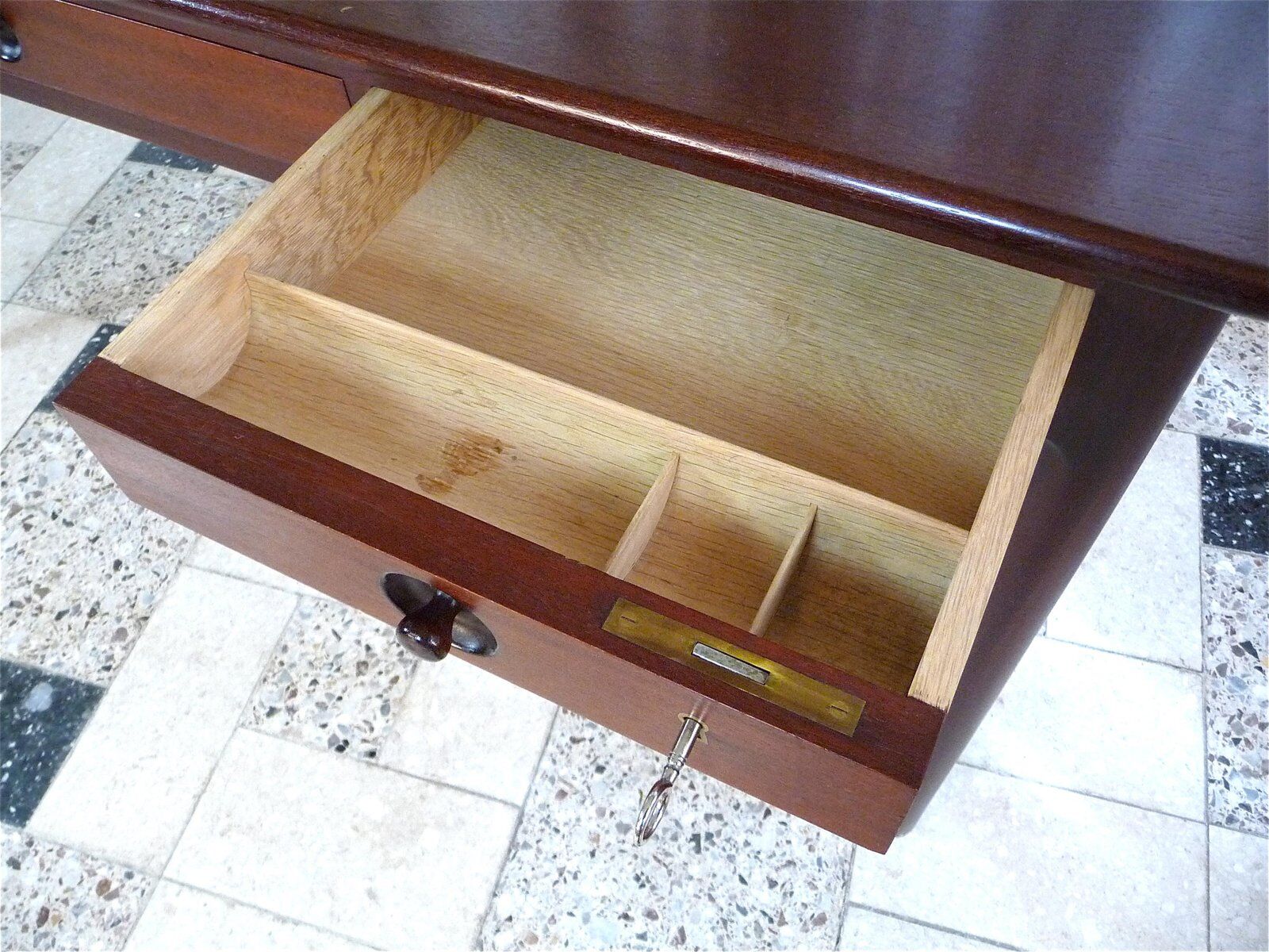 Bureau en acajou par Hans J. Wegner pour PP Møbler, Danemark 1955