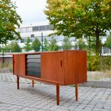 DAnish Modern Teak Model Trio Sideboard by Nils Jonsson for Hugo Troeds, 1960s