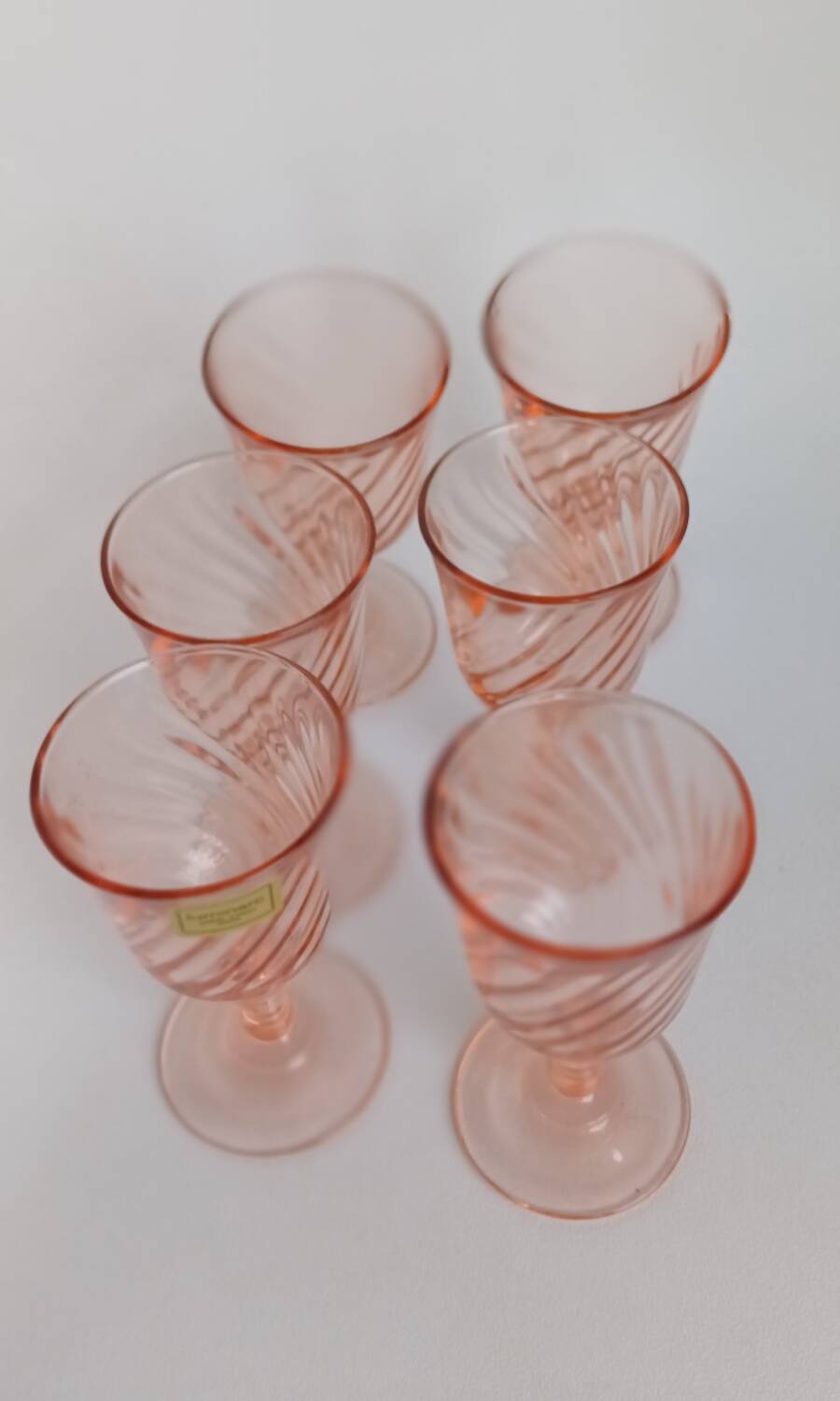 Rosaline liqueur glasses