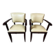 Paire de fauteuils bridge