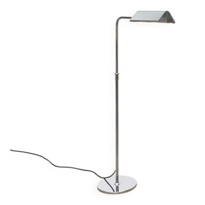 Lampadaire chrome style - hollywood regency