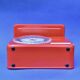 STUBE - Vintage red enameled metal kitchen scale in its original box - Force 10