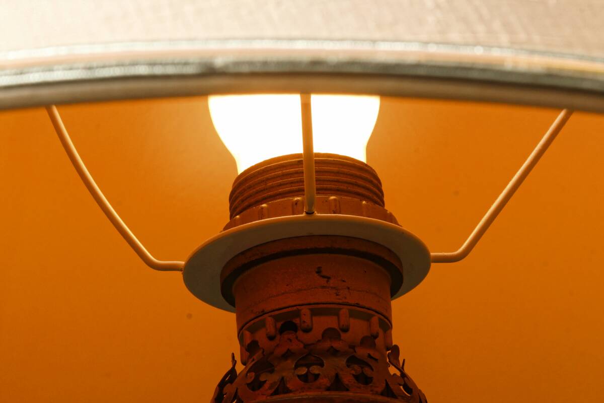 Satsuma ceramic lamp, 19th century
