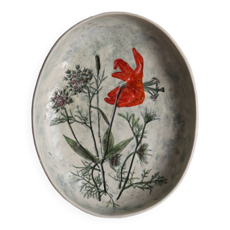 Dartmouth flower ceramic dish