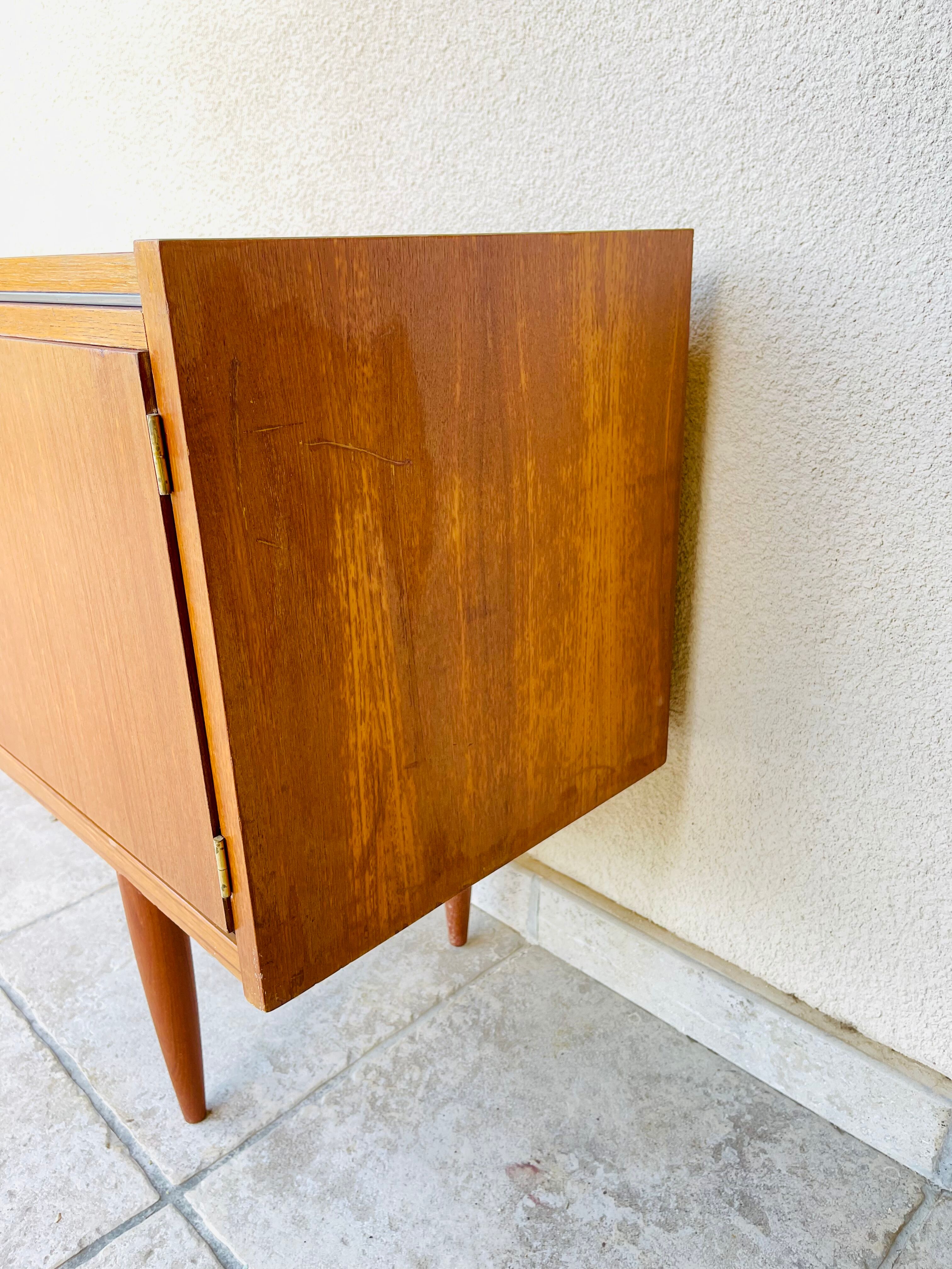 Scandinavian teak row