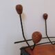 60s metal and wood mantle door