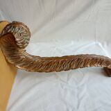 Carved gilded wooden console