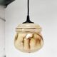 Set of 2 vintage ceiling lamps with marble pattern, 1960s