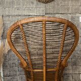 Fauteuil en rotin 1960
