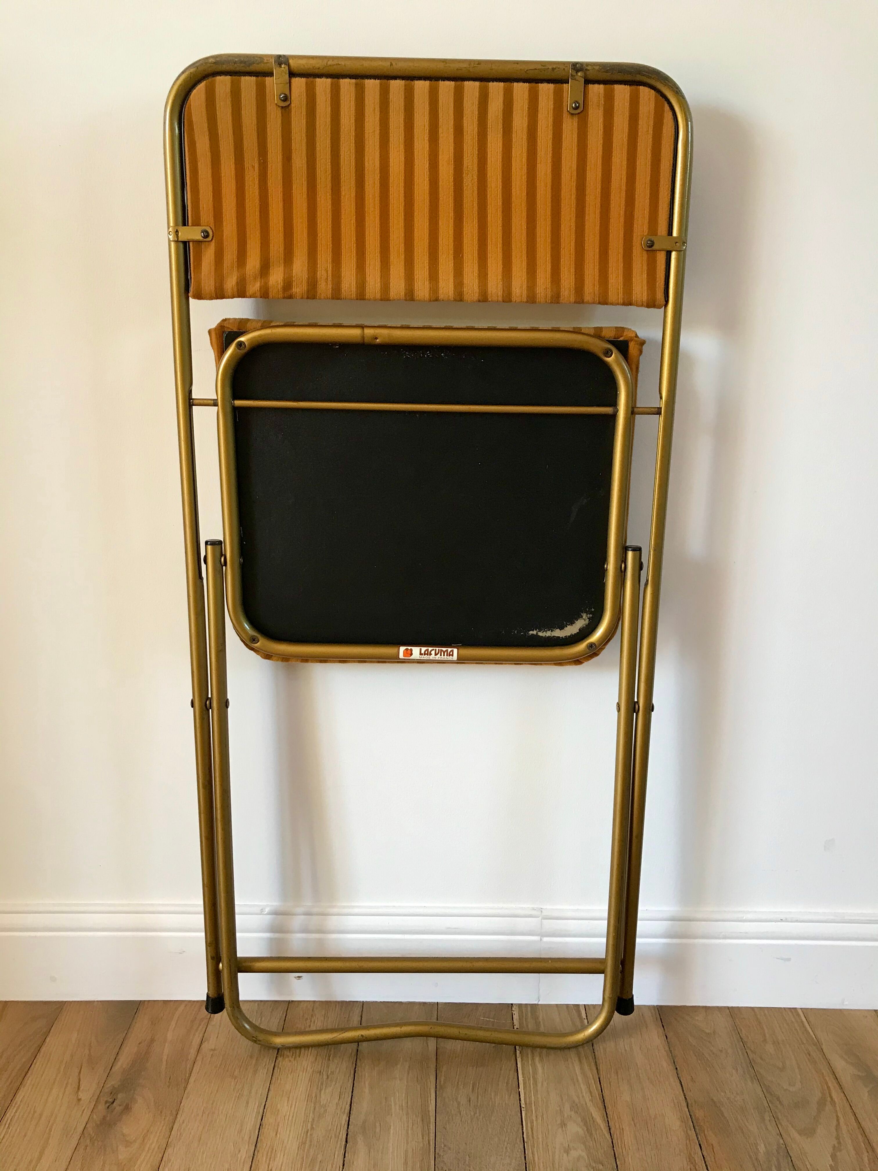 folding chair theater style Lafuma 70s