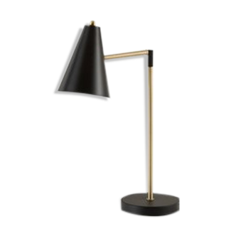 Lampe "touch" metal noir