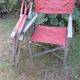 Paire de fauteuils pliables
