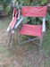 Pair of folding armchairs