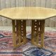 Table de salle à manger anglaise en chêne des années 1970 avec 2 allonges