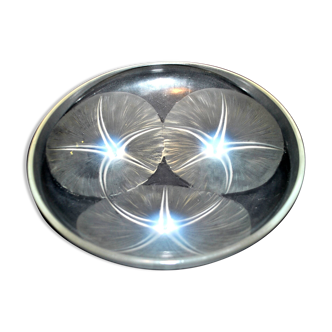 Bowl Plate Bindweed Volubilis in opalescent glass R. Lalique France 1921