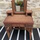 Rattan dressing table