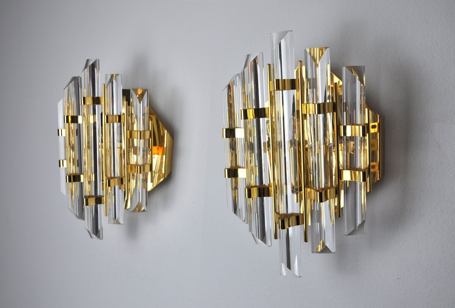 Pair of Venini appliques, Italy, 1970