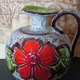 Vintage floral pitcher