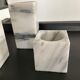 Trio Of marble candle holders from the 70s