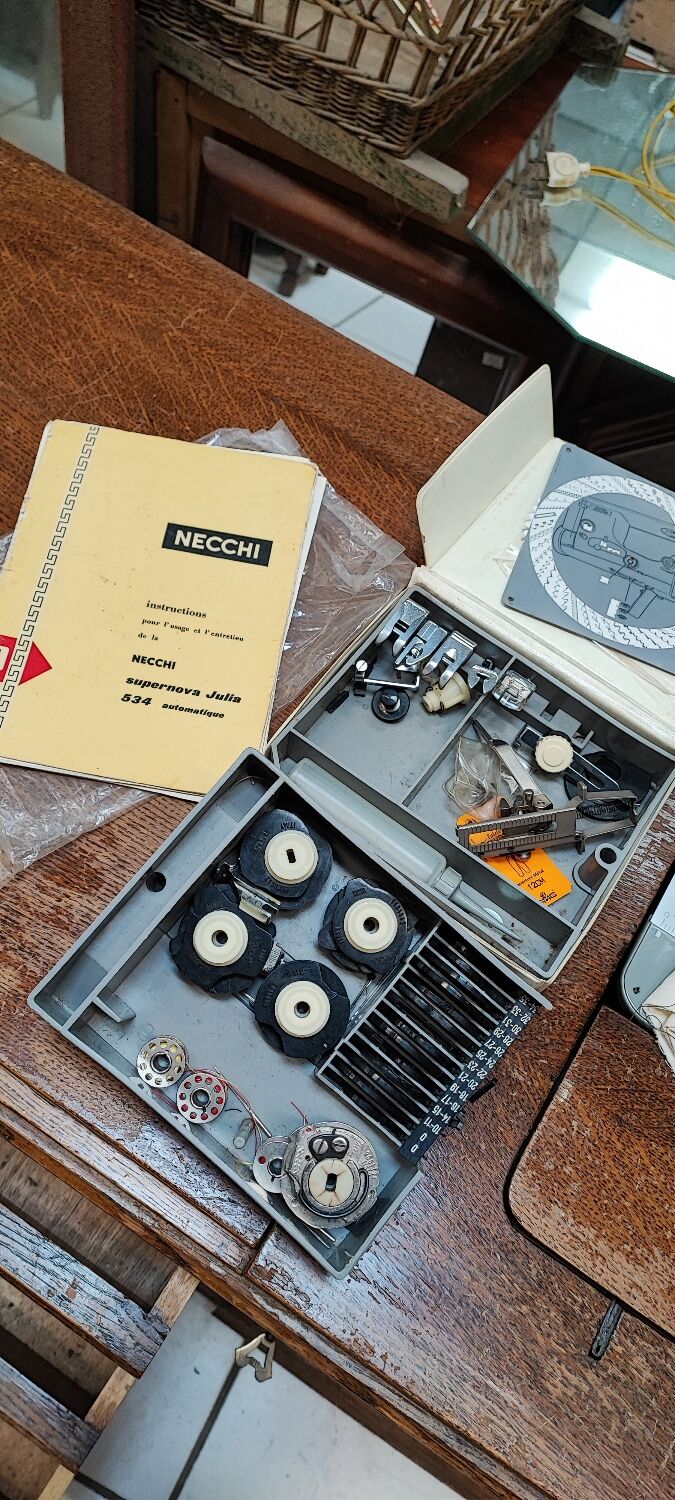 Necchi furniture and sewing machine