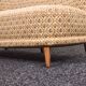 Ensemble canapé et fauteuil cocktail suédois, années 1950 – Dossier courbé