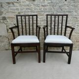 Pair of armchairs signed, Beithcraft, 60s