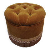 Velvet toad pouf
