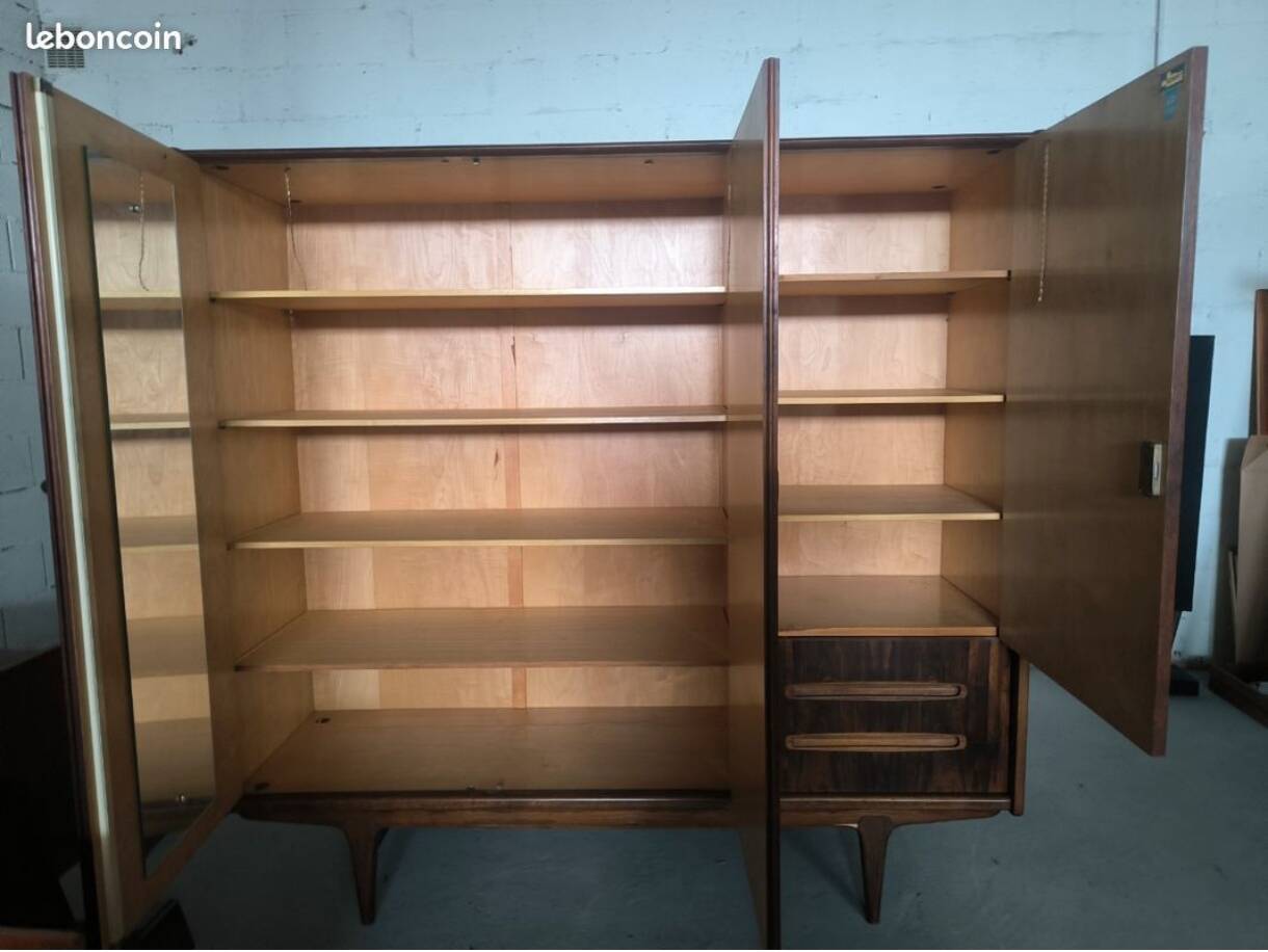 Scandinavian rosewood wardrobe