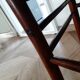 Lot de 5 chaises style faux bambou