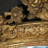 Golden wood regency mirror, 18th century