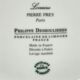 Pierre Frey for Deshoulières, 6 Lorraine presentation plates.