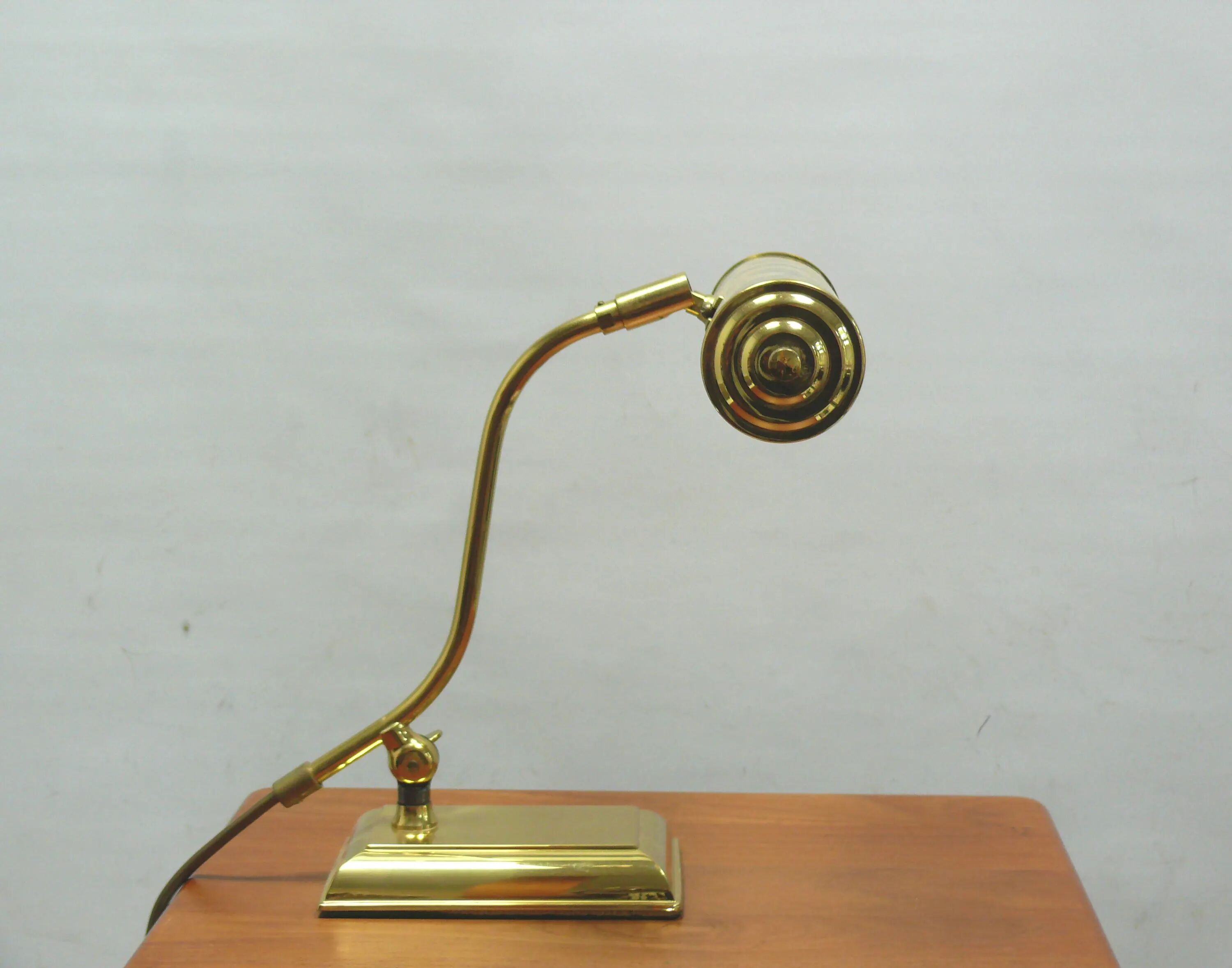 Lampe de piano en laiton, Sölken, années 1970